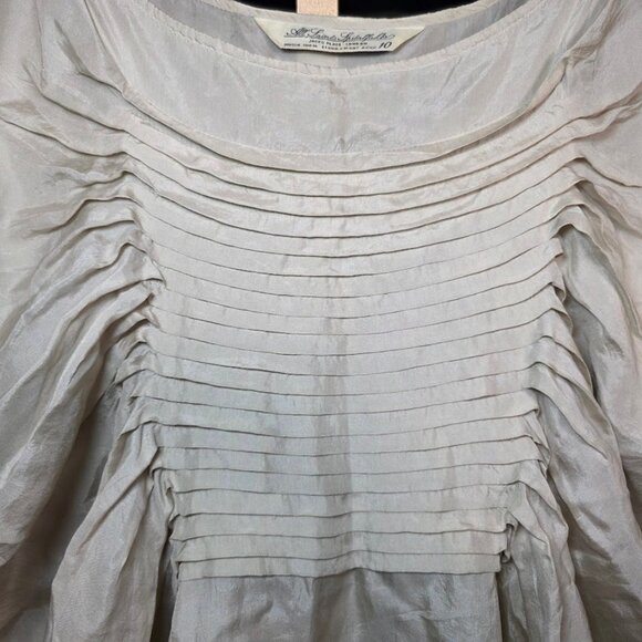 All Saints Spitalfields Women's 100% Silk Top 10 - Picture 2 of 10